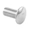 Prime-Line Unslotted Barrel Nut, #8-32 x 1/2 in., Steel Construction, Chrome Plated (100 Pack) 651-0469 - alternate 1